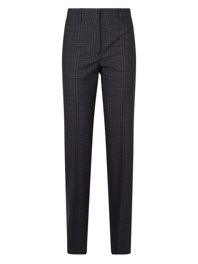 Burberry Slim Fit Trousers In Grey