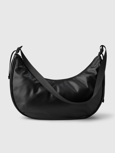 Gap Vegan Leather Sling Bag In Black