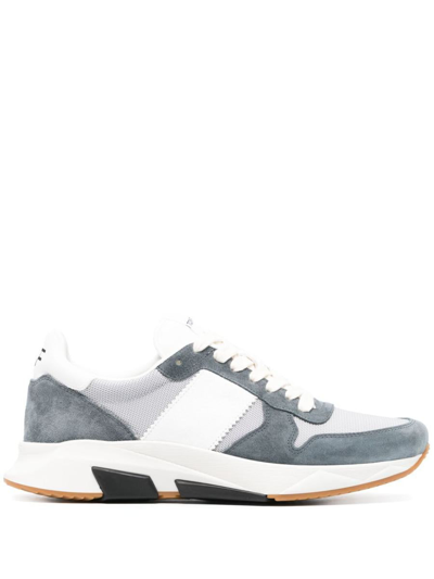 Tom Ford Low Top Sneakers Shoes In Grey