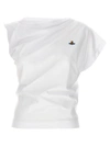 Vivienne Westwood Orb-embroidered Ruched T-shirt