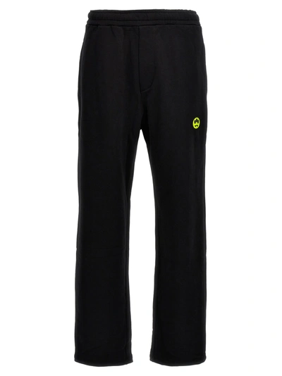 Barrow Logo-patch Cotton Track Trousers In Black