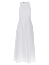 BRUNELLO CUCINELLI LONG DRESS DRESSES WHITE