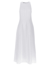 Brunello Cucinelli Pleated Sleeveless Maxi Dress