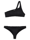 Off-white Off Stamp Lycra One Shoulder Bikini Set