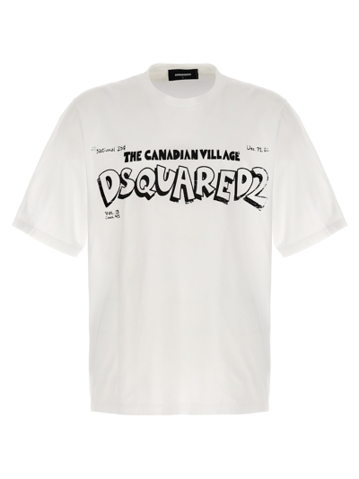 Dsquared2 Printed T-shirt White