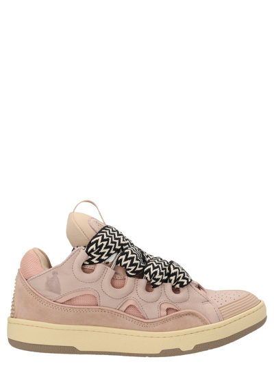 LANVIN CURB SNEAKERS PINK