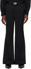 LU'U DAN BLACK BELLBOTTOM TROUSERS