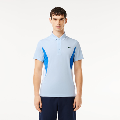 Lacoste Tennis X Novak Djokovic Ultra-dry Polo - Xxl - 7 In Light Blue
