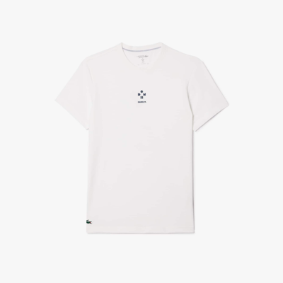 Lacoste Sport X Daniil Medvedev Ultra-dry Tennis T-shirt - S - 3 In White