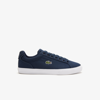 Lacoste Carnaby Pro Leather Sneakers In Blue