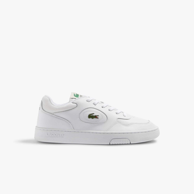 LACOSTE MEN'S LINESET LEATHER SNEAKERS - 9.5