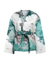 Act N°1 Woman Blazer Green Size 10 Polyester In Green
