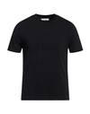 Alpha Studio Man T-shirt Military Green Size 40 Cotton, Elastane In Blue