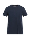 Husky Man T-shirt Navy Blue Size 38 Cotton