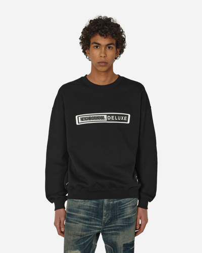 Neighborhood Deluxe Crewneck Sweatshirt In Black