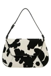 Amina Muaddi Printed Calf Hair Ami Shoulder Bag In Multicolor