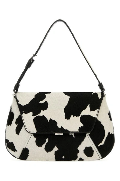 AMINA MUADDI AMINA MUADDI WOMEN PRINTED CALF HAIR AMI SHOULDER BAG