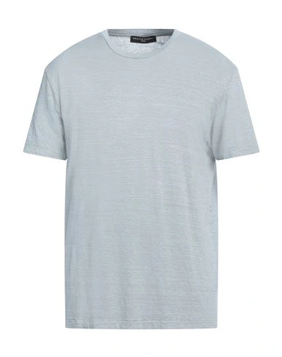 Daniele Fiesoli Man T-shirt Light Grey Size Xl Linen, Elastane In Grey