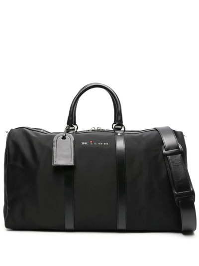 Kiton Luggage Bags In Black