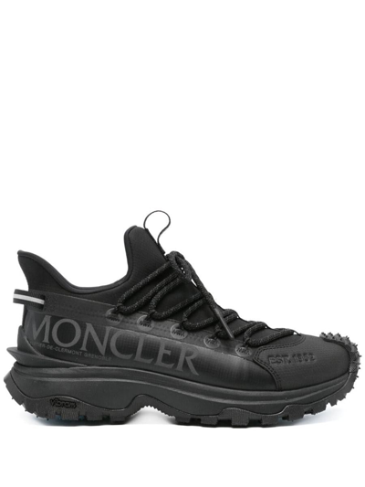 Moncler Trailgrip Lite2 Low Top Sneakers Shoes In Black