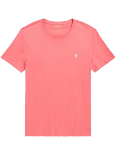 Polo Ralph Lauren Short Sleeves Slim Fit T-shirt Clothing In Red