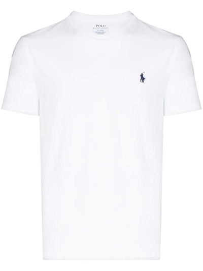 Polo Ralph Lauren Short Sleeves Slim Fit T-shirt Clothing In White