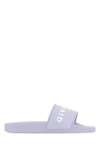 GIVENCHY GIVENCHY WOMAN LILAC RUBBER SLIPPERS