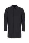 Herno Man Overcoat & Trench Coat Navy Size 40 Polyamide, Elastane In Blue