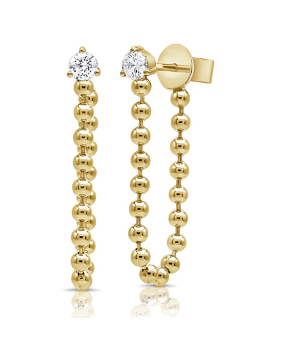 Sabrina Designs 14k 0.16 Ct. Tw. Diamond Dangle Earrings In Gold