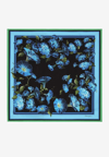 Dolce & Gabbana Foulard 90 X 90 Fiore Notturno In Multicolor