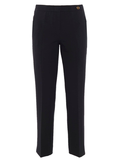 Callas Milano Women's Charlotte Stretch Jersey Cropped Boy Pants In Black