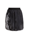 VERSACE JEANS COUTURE WOMEN'S GONNE PLEATED MINISKIRT