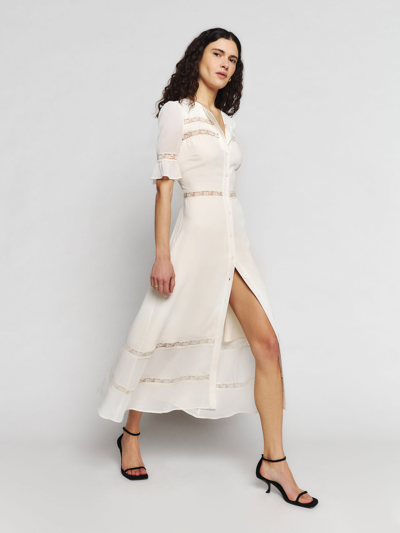 Reformation Petites Woodson Dress In Ivory