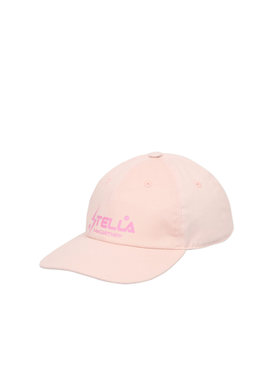 Stella Mccartney Baseball Cap In Pink