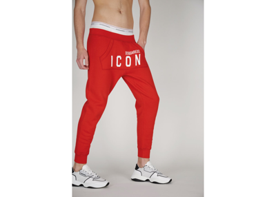 Dsquared2 Trousers In Red