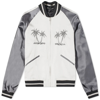 PALM ANGELS WHITE ACETATE JACKET