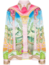 Casablanca Le Jardin Ideal-print Shirt In Multicolour