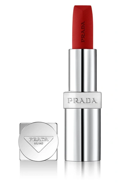 Prada Monochrome Soft Matte Refillable Lipstick In R129