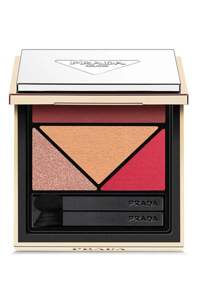 Prada Dimensions Multi-effect Refillable Eyeshadow Palette In White