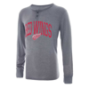 CONCEPTS SPORT CONCEPTS SPORT GRAY DETROIT RED WINGS TAKEAWAY HENLEY LONG SLEEVE T-SHIRT
