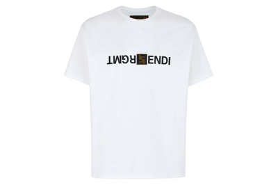 Pre-owned Fendi X Frgmt T-shirt White