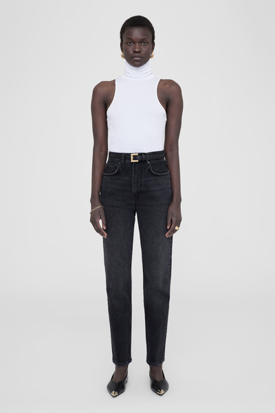 Anine Bing Bry Jean In Raven Black In Washed_black