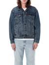 Levi's Men's Big & Tall Stretch Denim Trucker Jacket In Dk Blue