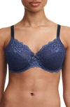 Chantelle Lingerie Rive Gauche Full Coverage Underwire Bra In Danube Blue/ Mist