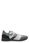 Valentino Garavani Rockrunner Camouflage Laminated Sneaker In Multicolor