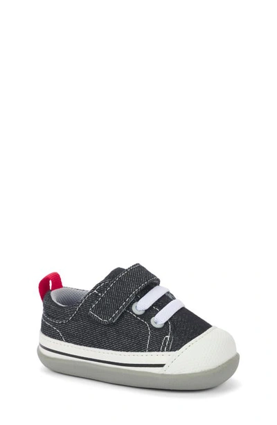 See Kai Run Kids' Stevie Ii Sneaker In Black Denim