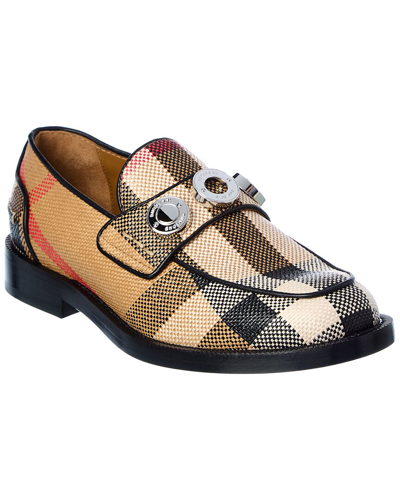 Burberry Vintage Check Loafer In Brown