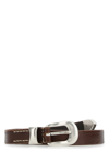 OUR LEGACY BELT 2 CM BROWN LEATHER-100 ND OUR LEGACY FEMALE