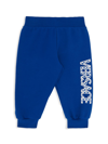 VERSACE BABY BOY'S LOGO EMBROIDERED JOGGERS