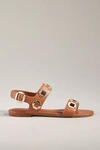 Larroude Milan Sandals In Yellow